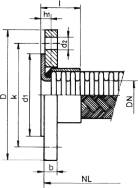 Verschraubung AE201 | Maßzeichnung