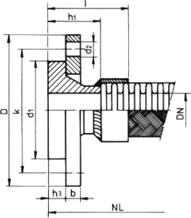 Verschraubung AE202 | Maßzeichnung