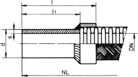 Verschraubung AE301 | Maßzeichnung