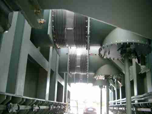 Edelstahl-Kompensatoren fÃ¼r Hochspannungsstation 380 kV in Antwerpen / Belgien